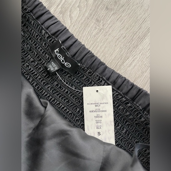 NWT 2010 Bebe corset top bouquet bustier - Picture 3 of 8